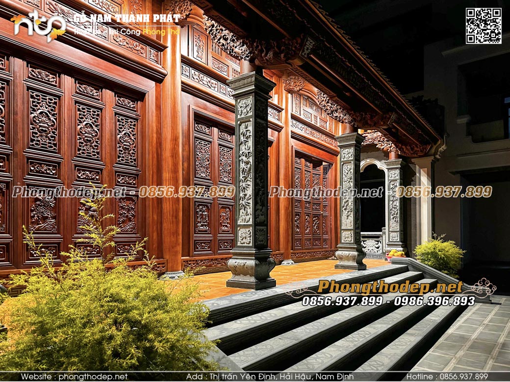 Thi công nhà gỗ cổ truyền đẹp